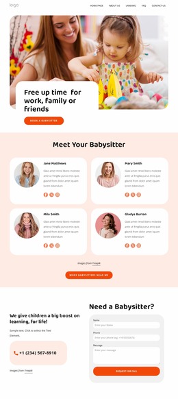 Trained Babysitters - HTML Template Generator