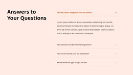 Most Creative HTML5 Template For Answers