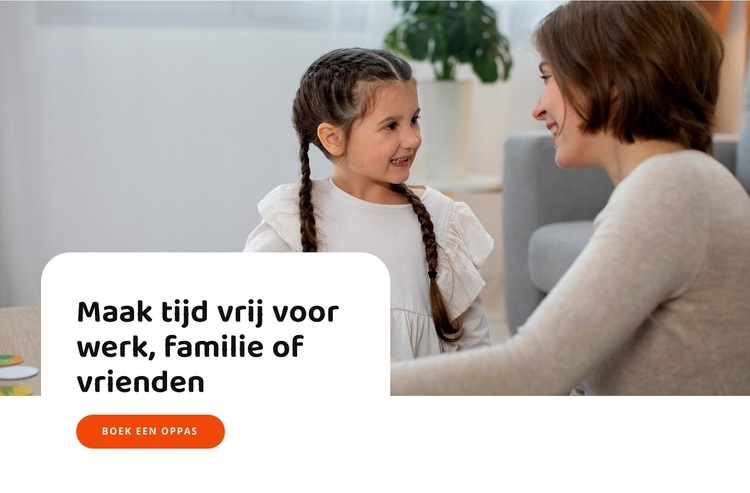 Wij vinden kinderopvang voor u WordPress-thema