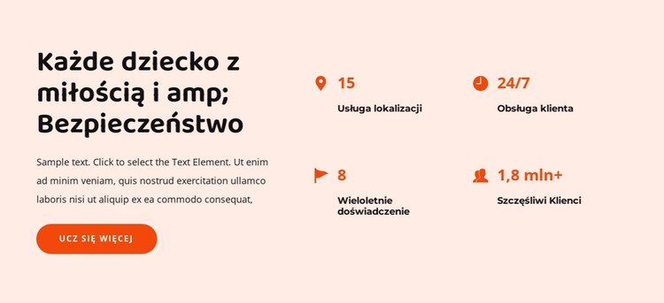 O agencji opiekunek do dzieci Szablon CSS