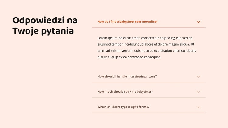 Odpowiedzi Szablon CSS