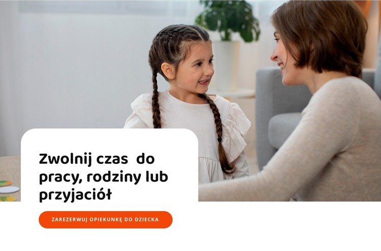 Znajdziemy dla Ciebie opiekę nad dziećmi Szablon HTML