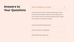 Answers - Professional Website Builder