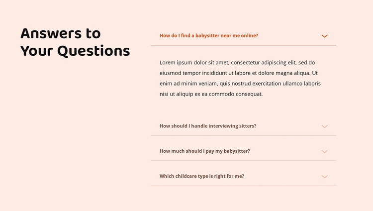 Answers Website Builder Templates