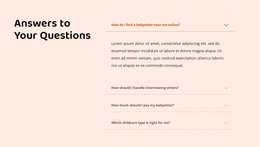 Answers - Responsive Website Mockup