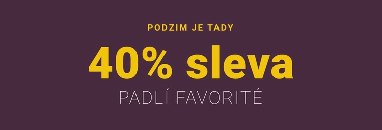 Pospěšte si na super výprodej Šablona