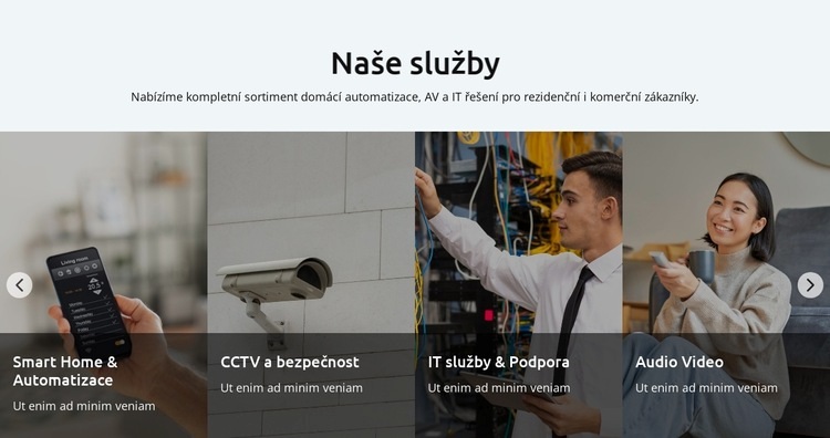 Automatizujte svůj domov Šablona