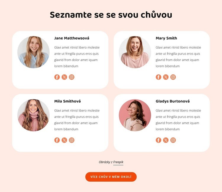 Seznamte se se svou chůvou Téma WordPress