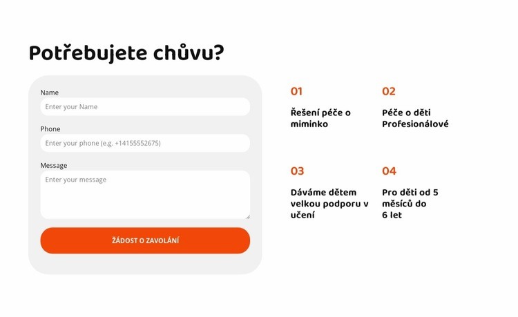 Jsme agentura pro vaši perfektní péči o děti Téma WordPress