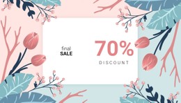 Free CSS Layout For Final Sale Discount