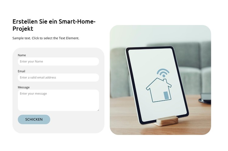 Machen Sie ein Smart-Home-Projekt CSS-Vorlage