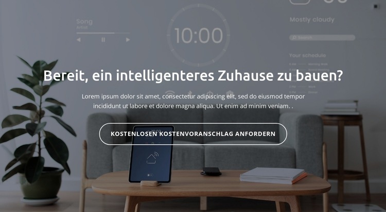 Intelligente Automatisierung Website Builder-Vorlagen