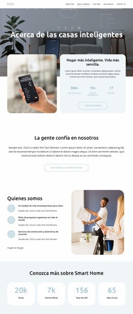 Creador De Sitios Web Gratuito Para Automatización Del Hogar Inteligente De Primera Calidad