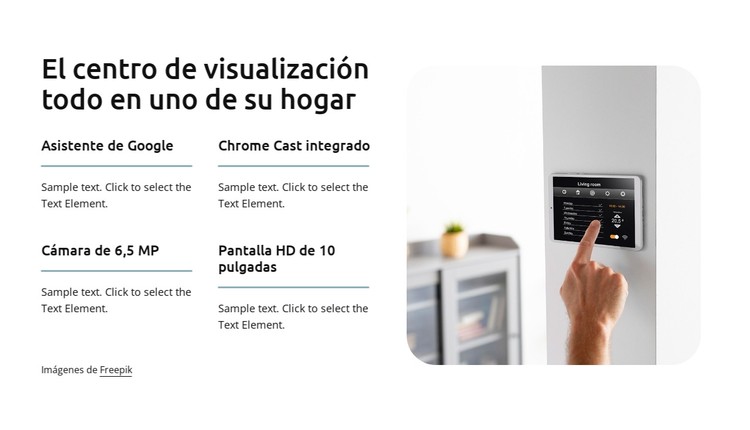 Centro de visualización todo en uno Plantilla CSS