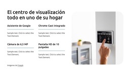 Centro De Visualización Todo En Uno - Plantilla Web