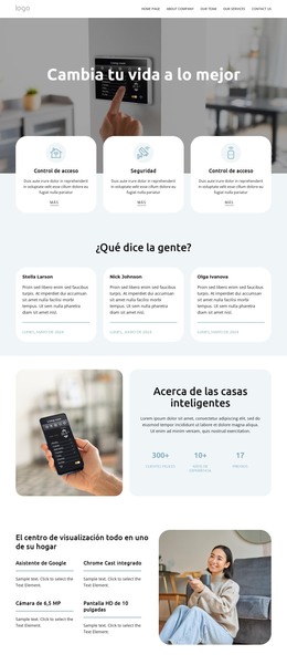 Control Del Clima Y La Energía: Diseño Del Sitio Web HTML