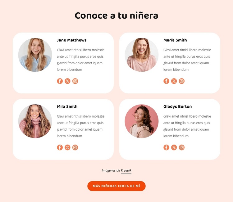 Conoce a tu niñera Tema de WordPress