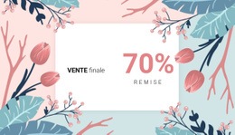 Remise De Vente Finale - HTML Website Builder