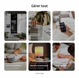 Avantages De La Maison Intelligente - Modèle De Maquette De Site Web