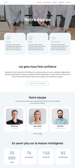 Disposition CSS Pour Equipe Maison Intelligente