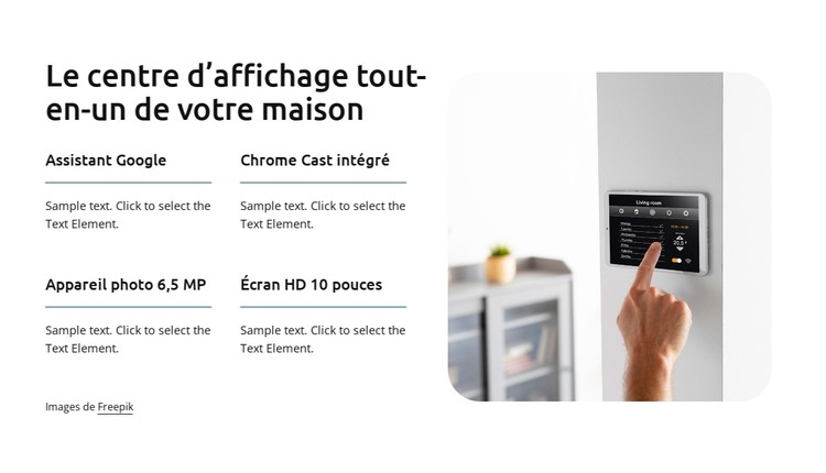 Hub d'affichage tout-en-un Modèle CSS