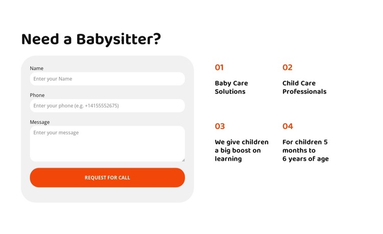 We are the agency for your perfect childcare HTML Template