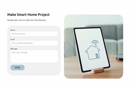 Make Smart Home Project - Create HTML Page Online