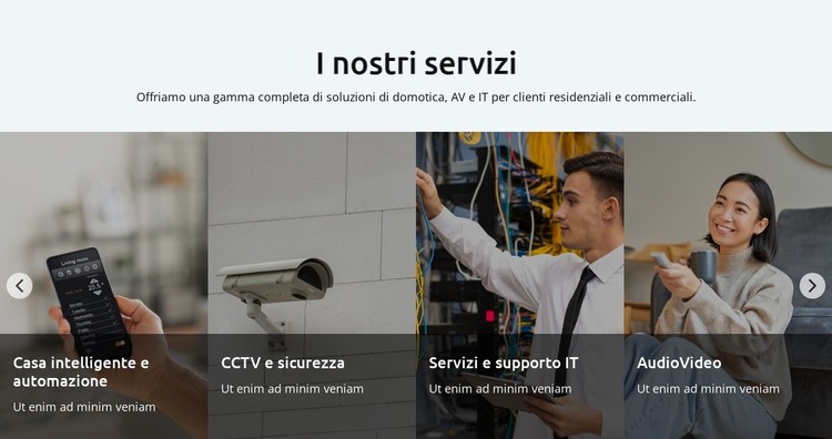 Automatizza la tua casa Modello HTML