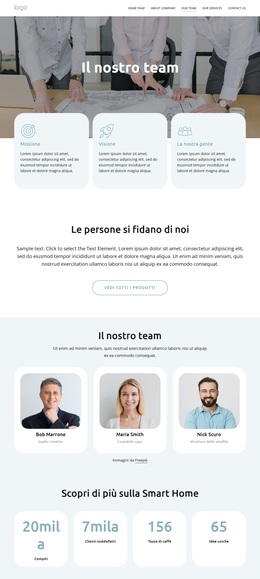 Tema WordPress Squadra Casa Intelligente Per Qualsiasi Dispositivo