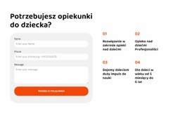 Jesteśmy Agencją Zapewniającą Idealną Opiekę Nad Dziećmi - Online HTML Page Builder