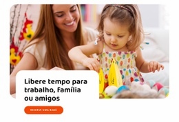 Serviço Expresso De Babá - Design De Funcionalidade