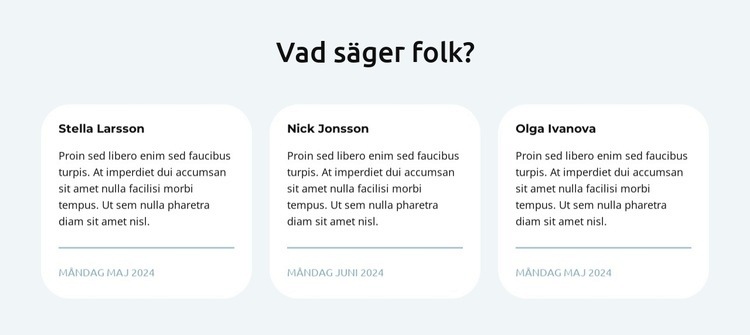 Rekommendationer i 3 kolumner WordPress -tema