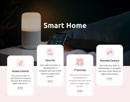 Smart home systems - Website Template by Nicepage