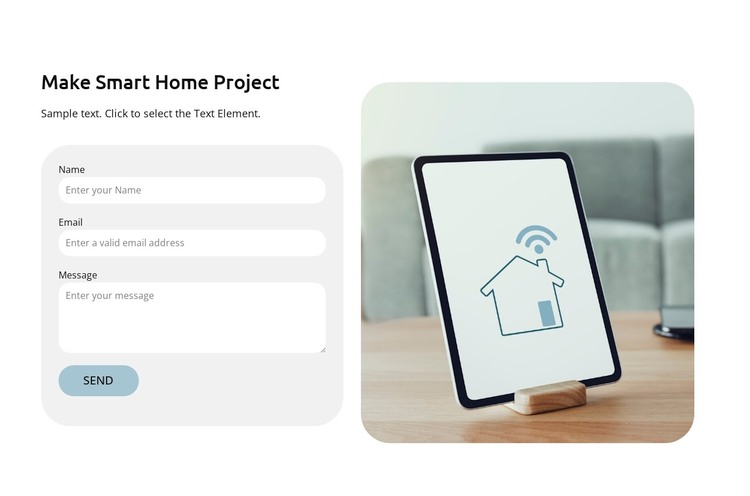 Make smart home project WordPress Theme