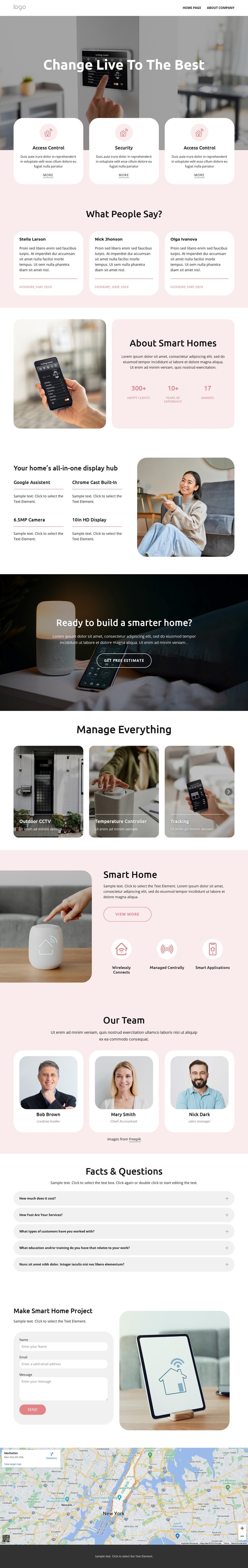 Climate and energy control WordPress Theme