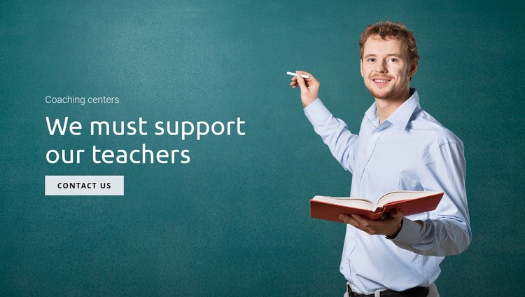 Support education and teachers  Elementor Template Alternative