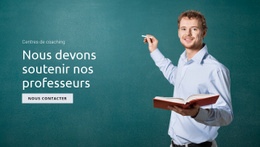 Conception De Site Web Pour Soutenir L'Éducation Et Les Enseignants
