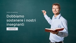 Bootstrap HTML Per Supportare L'Istruzione E Gli Insegnanti