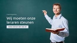 Bootstrap-HTML Voor Ondersteun Onderwijs En Leerkrachten