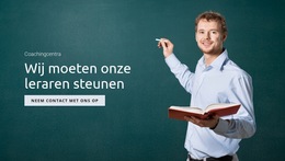 Ondersteun Onderwijs En Leerkrachten - Websjabloon