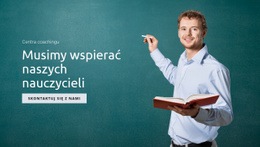 Wspieraj Edukację I Nauczycieli - Gotowy Do Użycia Motyw WordPress