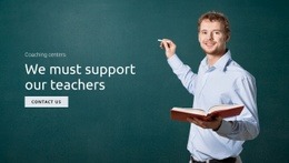 Support Education And Teachers - Easy-To-Use Web Page Design