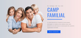 Programmes De Camp Familial – Téléchargement Du Modèle HTML