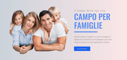 Programmi Di Campi Per Famiglie - Modello Di Pagina HTML