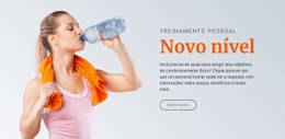 Maquete De Site Exclusivo Para Novo Nível De Saúde