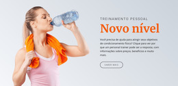 Novo Nível De Saúde - Modelo De Site