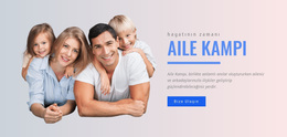 Aile Kamp Programları Için Premium WordPress Teması