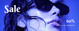 Accessory Sale Website Template