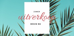 Lente- En Zomeruitverkoop