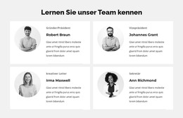 Unser Spezialteam - E-Commerce-Vorlage